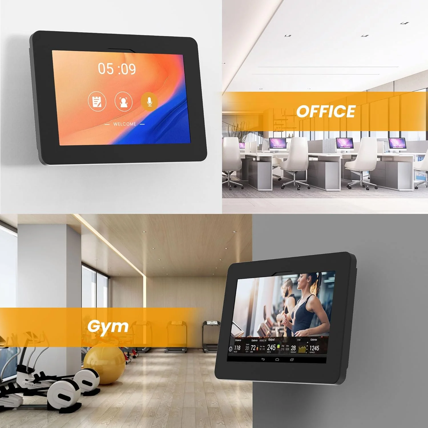 پایه دیواری تبلت سازگار با مایکروسافت سرفیس گو 1 2 3 4 ضد سرقت با قفل، قابل تنظیم و شیب دار - BSW101BR پایه دیواری تبلت سازگار با مایکروسافت سرفیس گو 1 2 3 4 ضد سرقت با قفل، قابل تنظیم و شیب دار - BSW101BR