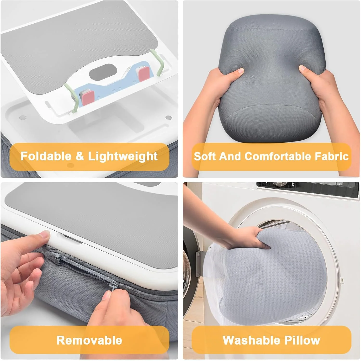 پایه نگهدارنده تبلت و کتاب با بالشتک نرم، قابل تنظیم برای تخت، سازگار با انواع تبلت، گوشی و کتاب - خاکستری پایه نگهدارنده تبلت و کتاب با بالشتک نرم، قابل تنظیم برای تخت، سازگار با انواع تبلت، گوشی و کتاب - خاکستری