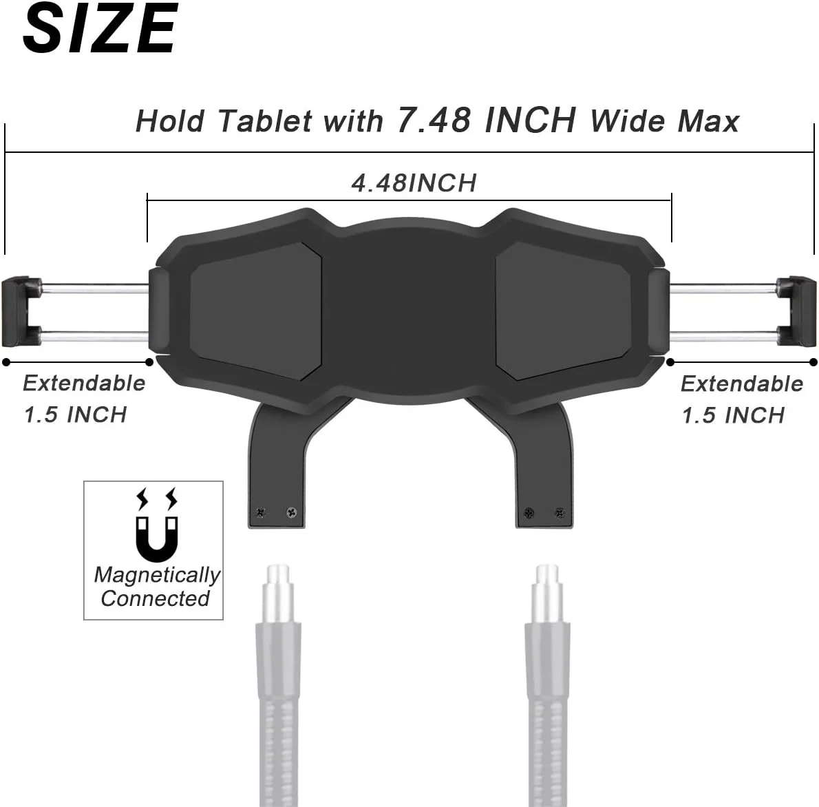 نگهدارنده تبلت B-Land برای پایه گردنی، گیره تبلت و موبایل یونیورسال (پایه گردنی شامل نمی شود) نگهدارنده تبلت B-Land برای پایه گردنی، گیره تبلت و موبایل یونیورسال (پایه گردنی شامل نمی شود)