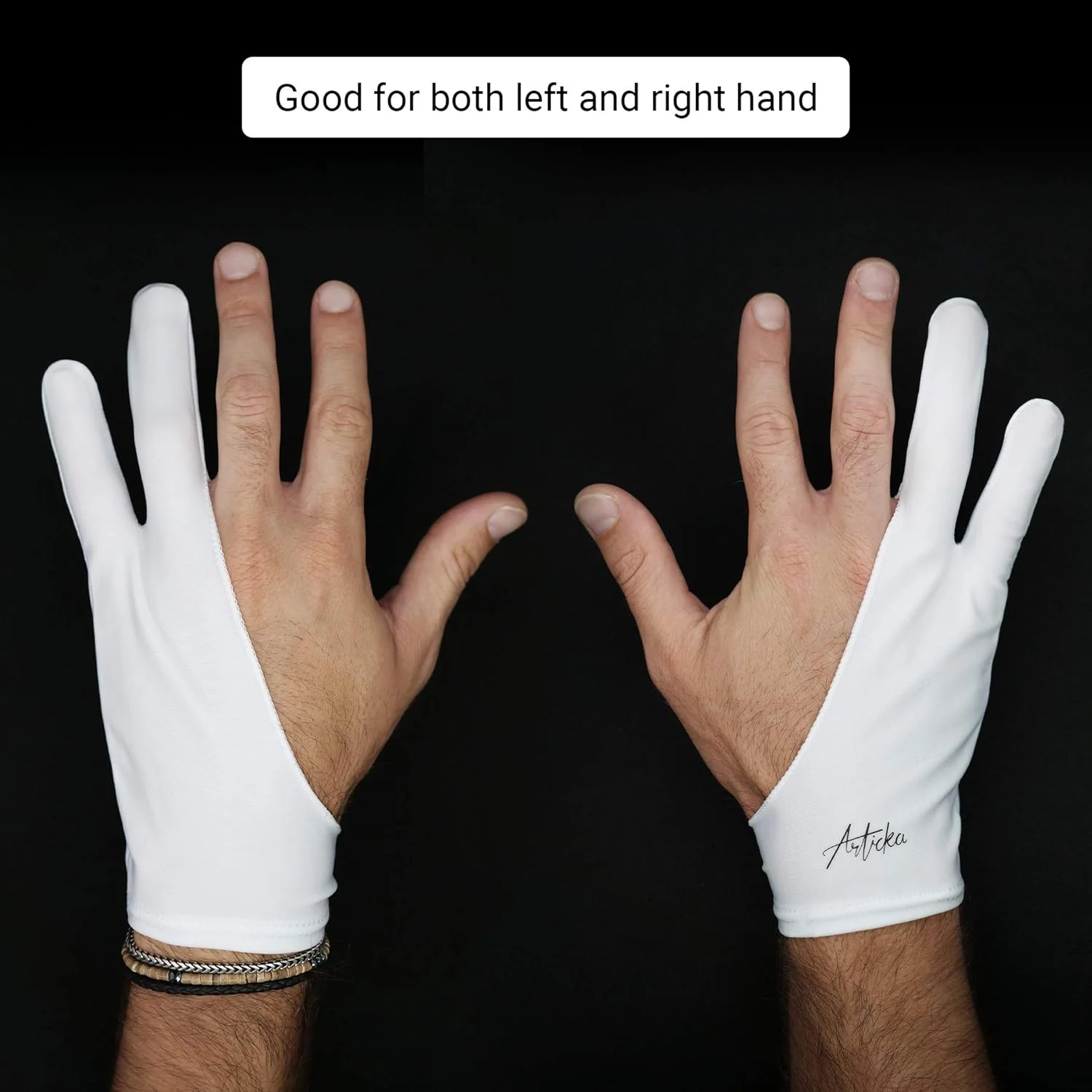 دستکش هنرمند آرتیکا برای تبلت طراحی، آیپد (محافظ لکه، دو انگشتی، کاهش اصطکاک، لایکرا الاستیک) دستکش هنرمند آرتیکا برای تبلت طراحی، آیپد (محافظ لکه، دو انگشتی، کاهش اصطکاک، لایکرا الاستیک)