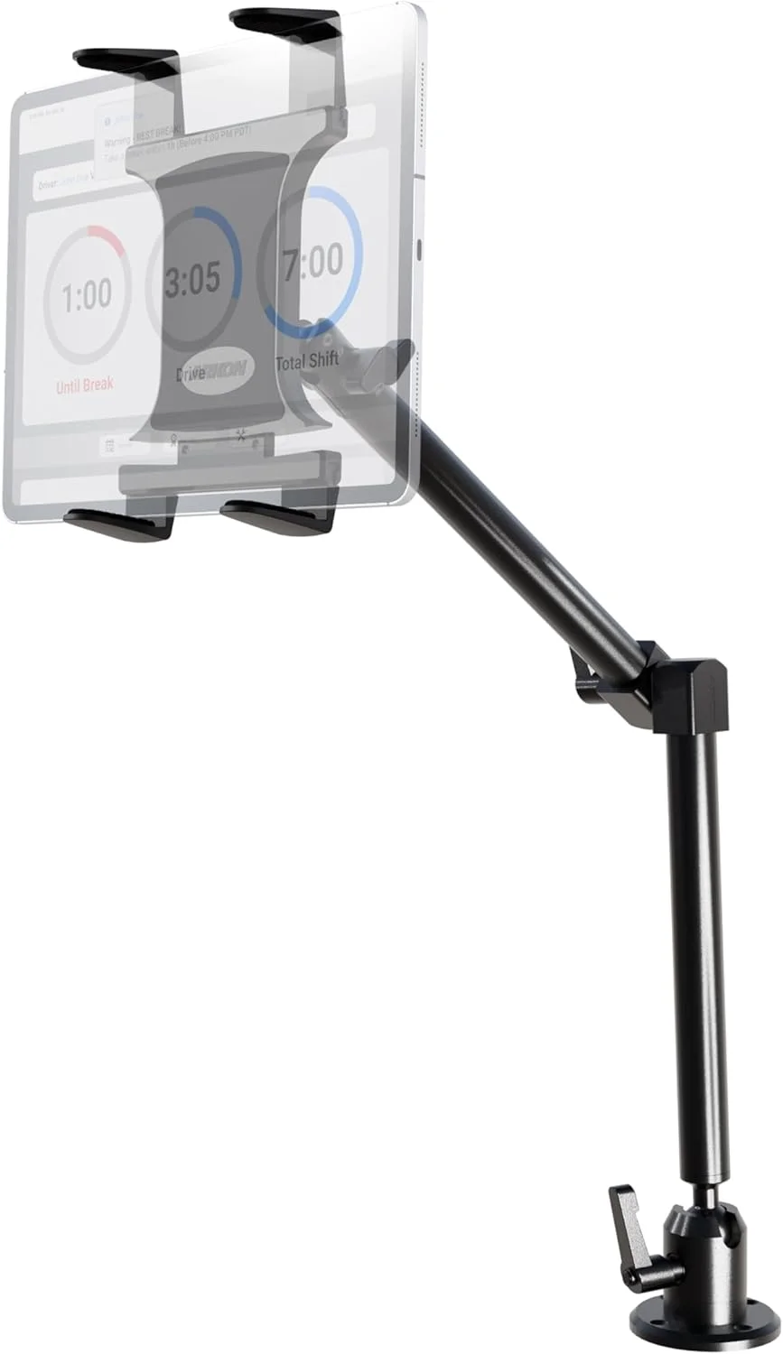 پایه تبلت سنگین با بازوی 55 سانتی‌متری ARKON، مناسب برای تبلت‌های یونیورسال، پایه دریل محکم، بازوی قابل تنظیم 55 سانتی‌متری، سازگار با آیپد، سامسونگ، گوگل، هواوی و غیره