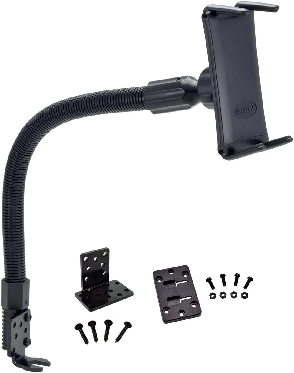 پایه نگهدارنده گوشی و تبلت آرکان مدل SGN288 مناسب برای ریل صندلی یا کف خودرو، کامیون با گردن غازی انعطاف پذیر