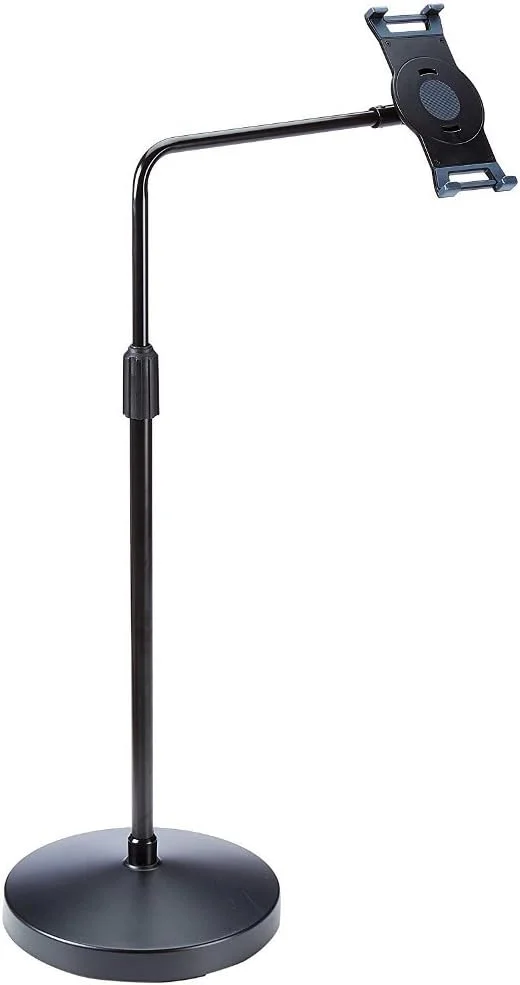 پایه نگهدارنده تبلت یونیورسال Aidata US-5007W (XL)، مشکی، بازوی فنری یونیورسال مناسب برای اکثر تبلت های 7.9 تا 13 اینچی، طراحی ارگونومیک و بدون نیاز به دست، زوایای دید قابل تنظیم