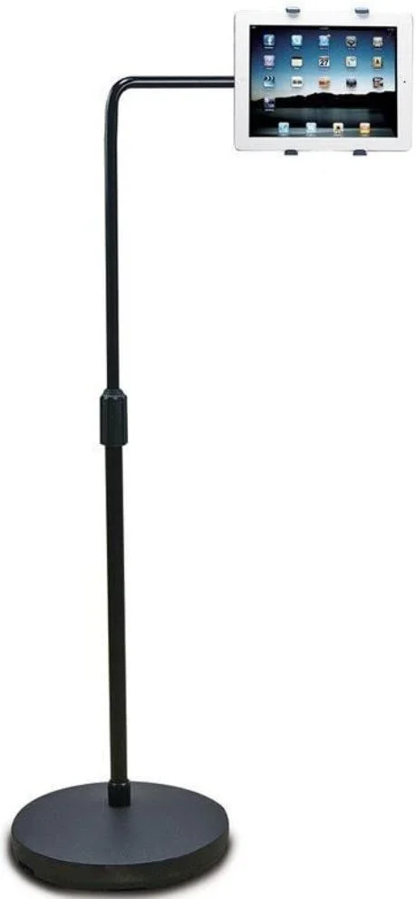 پایه نگهدارنده تبلت یونیورسال Aidata US-5007W (XL)، مشکی، بازوی فنری یونیورسال مناسب برای اکثر تبلت های 7.9 تا 13 اینچی، طراحی ارگونومیک و بدون نیاز به دست، زوایای دید قابل تنظیم