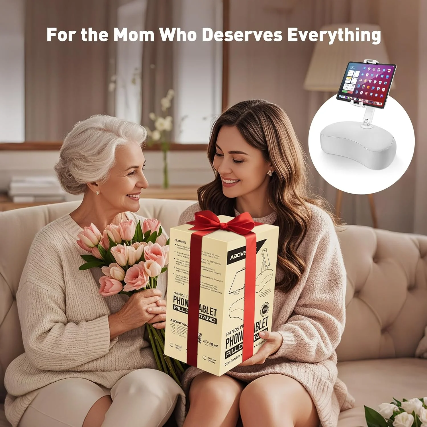 بالشتک نگهدارنده تبلت AboveTEK برای تخت، نگهدارنده تبلت 360 درجه قابل تنظیم بدون دست برای مطالعه روی پا با کیسه لوبیا نرم، هدیه ایده آل برای مادر، مناسب برای تبلت، تلفن و کیندل 4.7 تا 12.9 اینچی - خاکستری بالشتک نگهدارنده تبلت AboveTEK برای تخت، نگهدارنده تبلت 360 درجه قابل تنظیم بدون دست برای مطالعه روی پا با کیسه لوبیا نرم، هدیه ایده آل برای مادر، مناسب برای تبلت، تلفن و کیندل 4.7 تا 12.9 اینچی - خاکستری