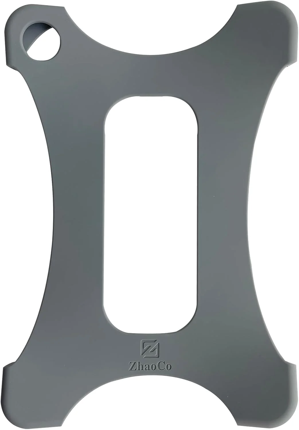 نگهدارنده بند انگشتی سیلیکونی ضد لغزش ZhaoCo برای آیپد مینی 6 2021 / آیپد مینی 7 (A17 Pro) 2024 8.3 اینچ (خاکستری)