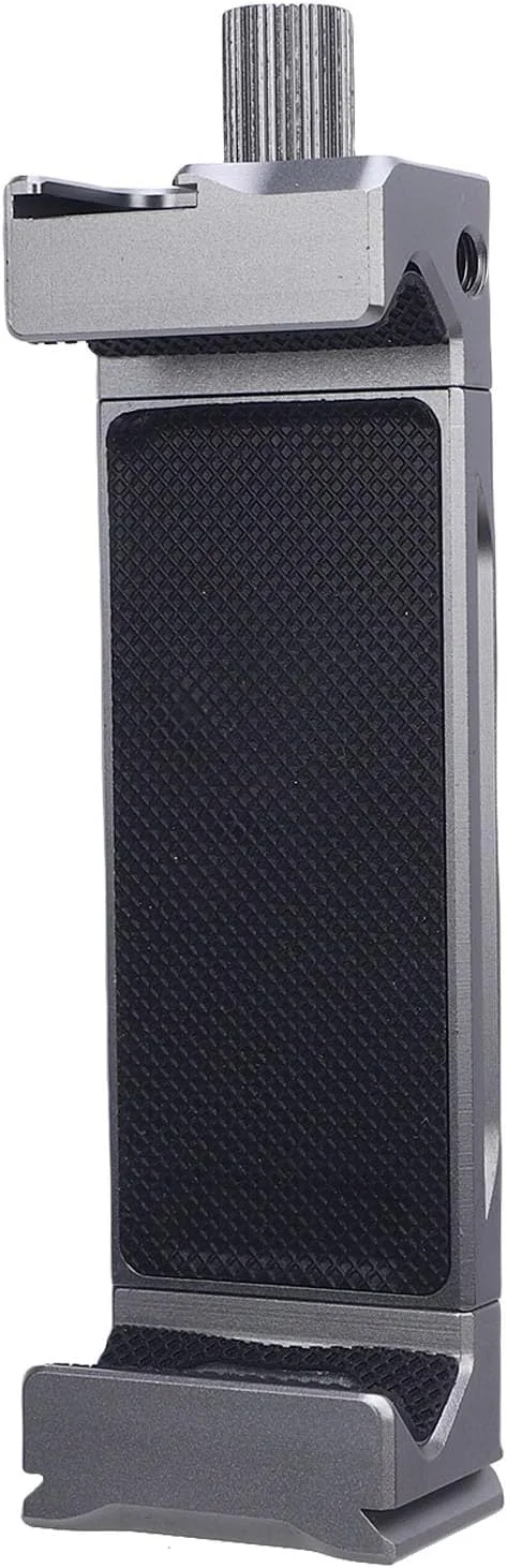 پایه تبلت آلیاژ آلومینیوم، نگهدارنده چند منظوره با سوراخ پیچ 1/4 اینچی، برای VLOG، پخش زنده، کنفرانس ویدئویی