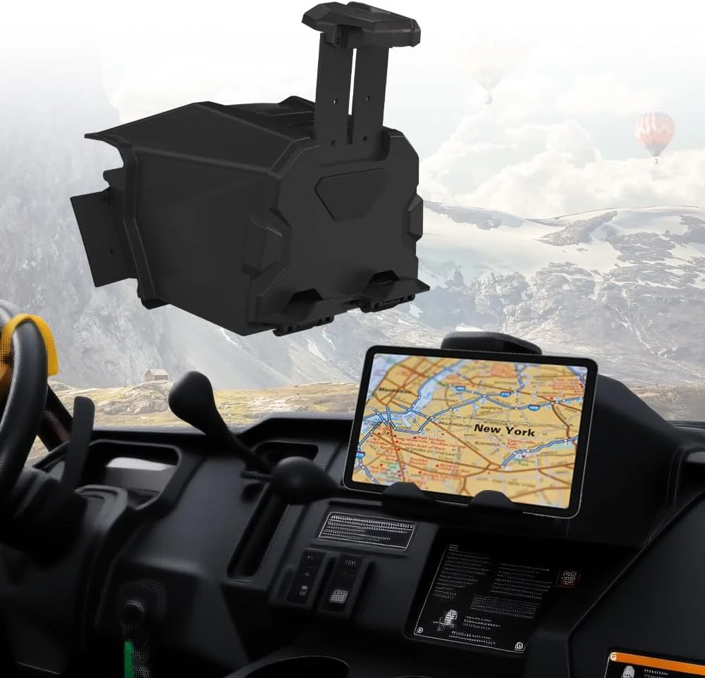 نگهدارنده تلفن تبلت برای هوندا پایونیر ۱۰۰۰ ۳P ۵P ۶P مدل ۲۰۲۲-۲۰۲۵، نگهدارنده دستگاه الکترونیکی GPS تبلت تلفن همراه با جعبه ذخیره سازی برای لوازم جانبی هوندا پایونیر ۱۰۰۰ ۱۰۰۰-۵ ۱۰۰۰-۶ مدل ۲۰۲۲-۲۰۲۵