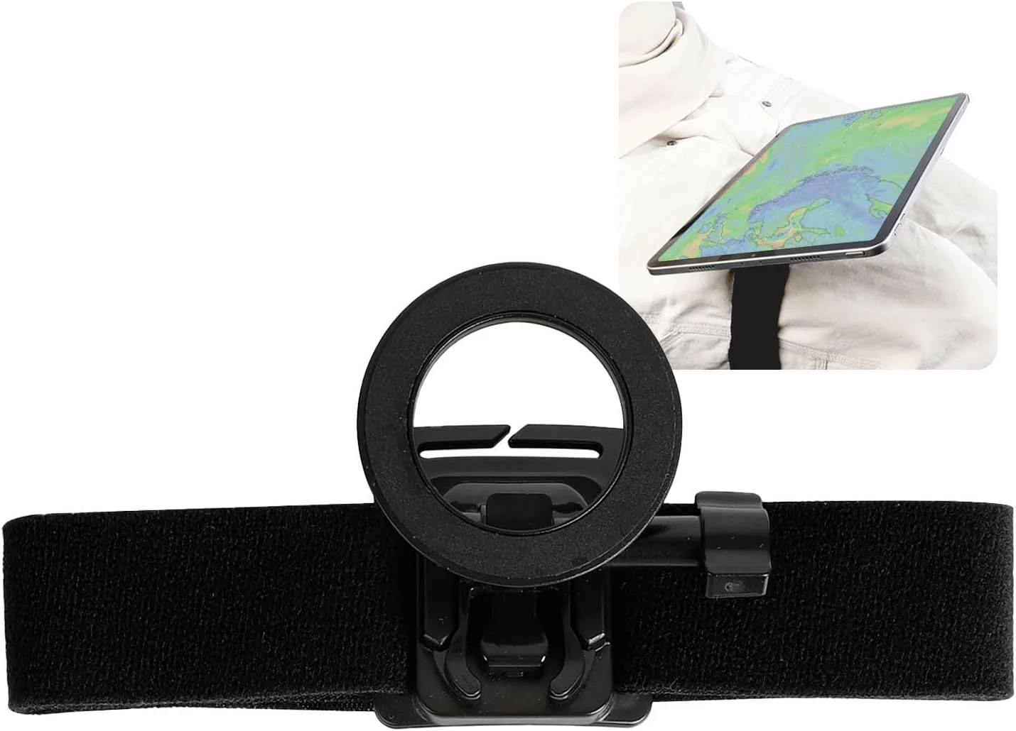 نگهدارنده تبلت و گوشی خلبانی XIK با نصب مغناطیسی روی ران، موقعیت دهی طبیعی ران، سازگار با iPhone و iPad و Samsung Galaxy Tab (از 6 تا 13 اینچ)