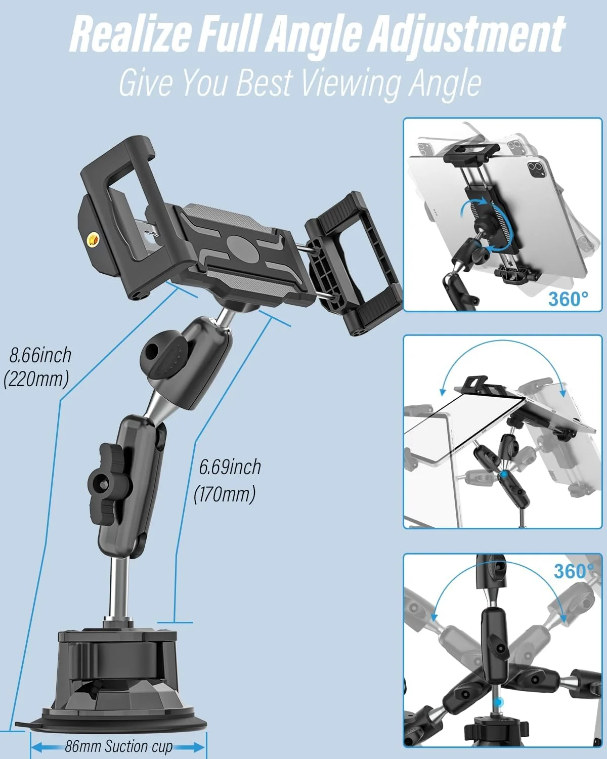 نگهدارنده تبلت داشبوردی وولیی