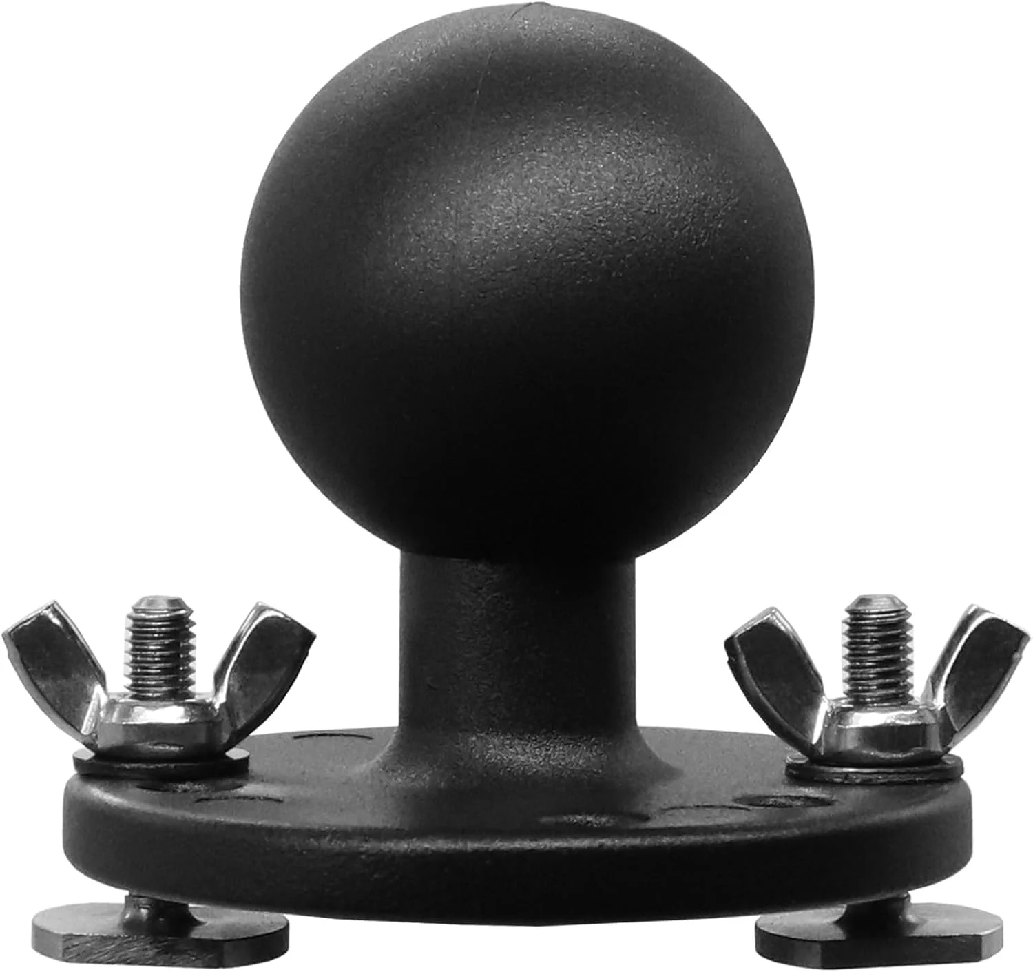 آداپتور صفحه گرد آلومینیومی 1.5 اینچی با سوراخ AMPS برای تبلت/ماهی یاب، پایه توپی ریلی با پیچ T برای ریل قایق کایاک/قایق، سازگار با RAM