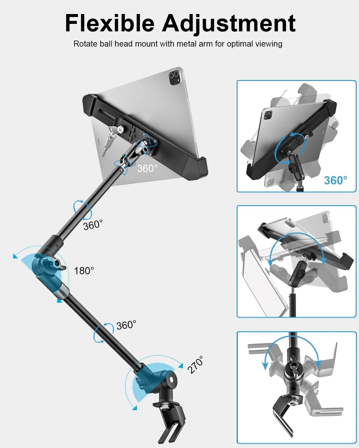 پایه تبلت ضد سرقت خودرو وولیی مناسب برای تبلت های 7 تا 11 اینچی