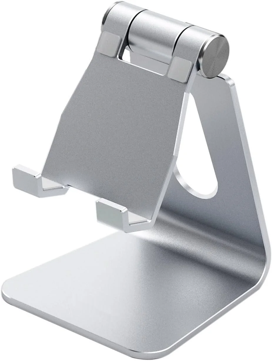 پایه نگهدارنده تبلت و گوشی هوشمند قابل تنظیم با چرخش - ایده آل برای تماشای فیلم و تماس های ویدیویی.