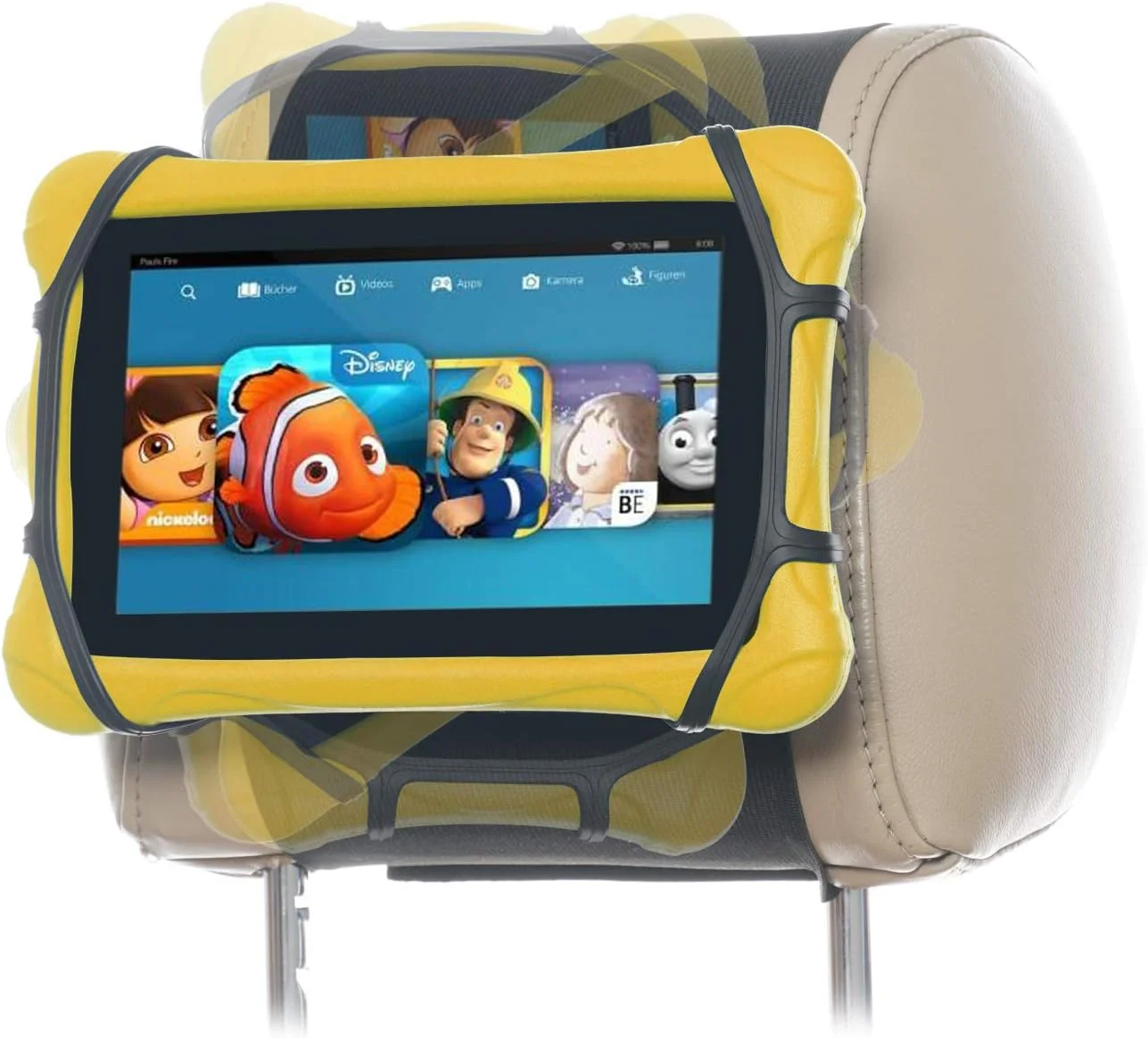 نگهدارنده تبلت برای پشت سری خودرو با قابلیت چرخش، مناسب برای تبلت های 7 تا 10 اینچی