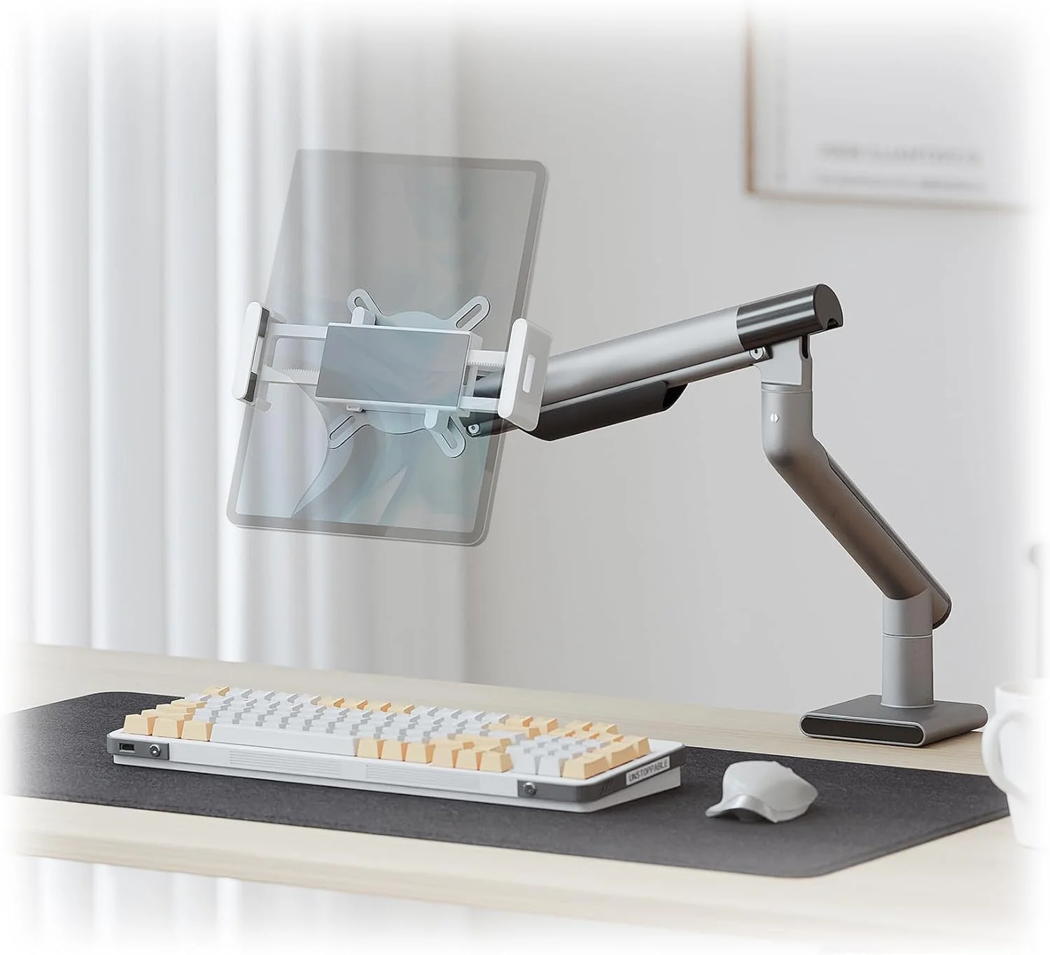 نگهدارنده تبلت و گوشی دیواری مدل HZ51WL مناسب برای دستگاههای 4.7 تا 15 اینچ نگهدارنده تبلت و گوشی دیواری مدل HZ51WL مناسب برای دستگاههای 4.7 تا 15 اینچ