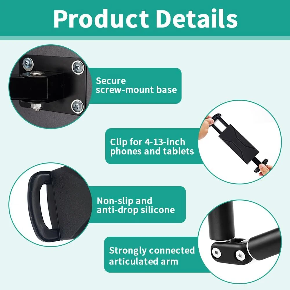 پایه دیواری تبلت و تلفن