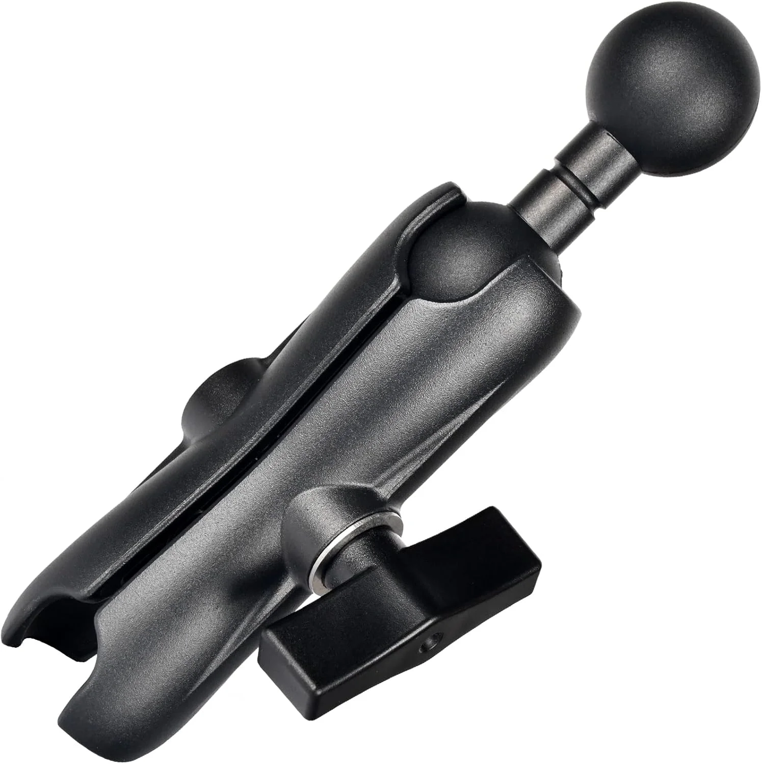 بازوی دوتایی سوکت سایز C با اتصال دهنده توپی به توپی 1.5 اینچی - کیت نصب با طول کلی 8.2 اینچ، بازوی آلیاژ آلومینیوم و توپ های دوتایی TPU، سازگار با سیستم های نصب GPS و ماهی یاب