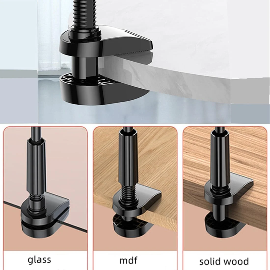پایه تبلت گردن غازی، پایه تبلت برای تخت، پایه گردن غازی، گیره بازوی انعطاف پذیر 360، گیره بازوی انعطاف پذیر، نگهدارنده تبلت، سازگار با آیپد مینی پرو ایر، سوییچ و سایر دستگاه های 4.7-11 اینچی