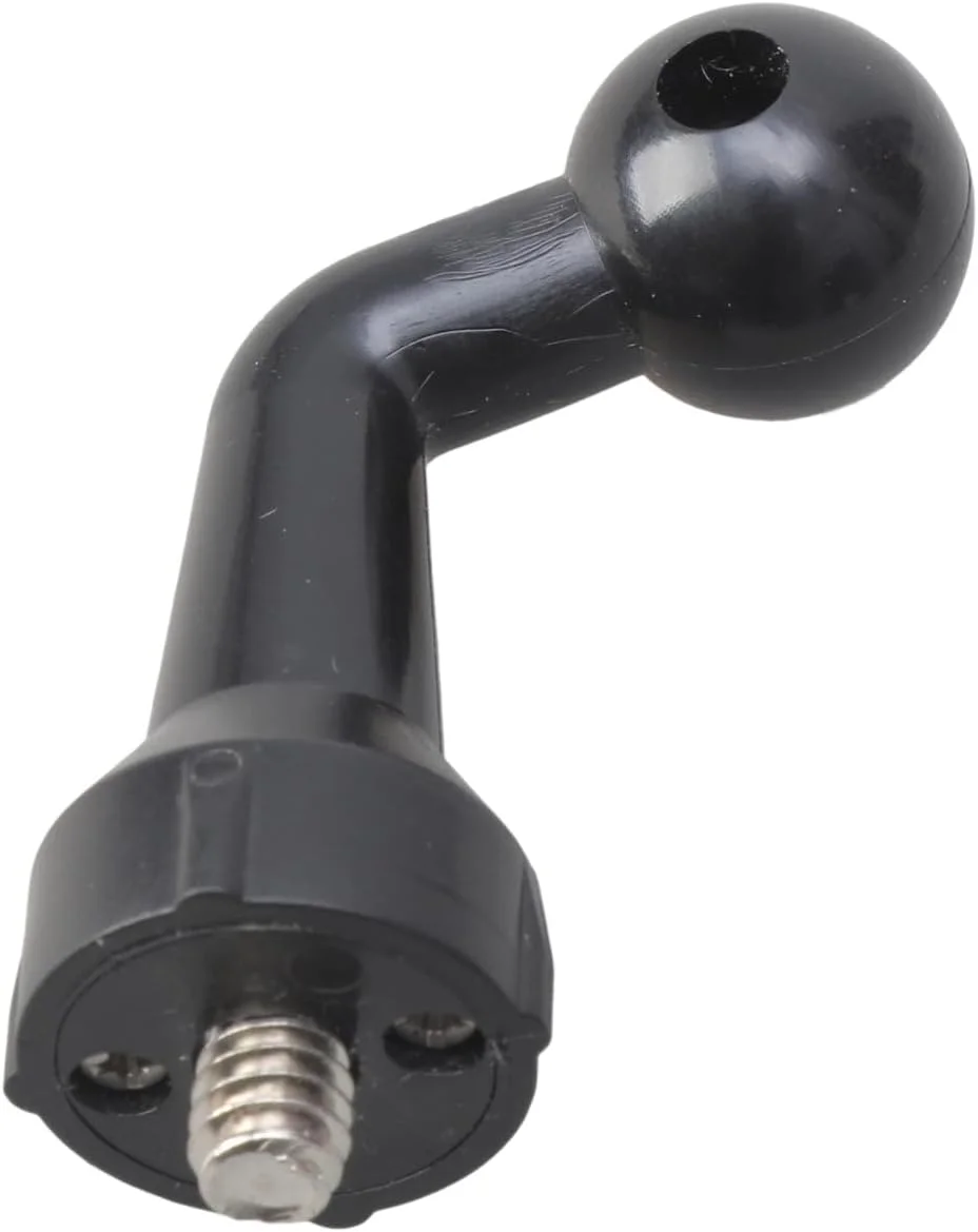 آداپتور زانویی توپی 17 میلیمتری یونیورسال با پیچ نری 1/4 برای اتصال گوشی هوشمند، تبلت، پایه خودرو، و لوازم جانبی عکاسی آداپتور زانویی توپی 17 میلیمتری یونیورسال با پیچ نری 1/4 برای اتصال گوشی هوشمند، تبلت، پایه خودرو، و لوازم جانبی عکاسی