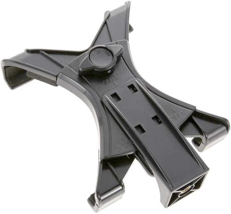 گیره نگهدارنده تبلت یونیورسال با قابلیت نصب روی سه پایه، سازگار با تبلت های 2/3/4/air/air2، دارای رزوه 1/4 اینچی و آداپتور X7o7 گیره نگهدارنده تبلت یونیورسال با قابلیت نصب روی سه پایه، سازگار با تبلت های 2/3/4/air/air2، دارای رزوه 1/4 اینچی و آداپتور X7o7