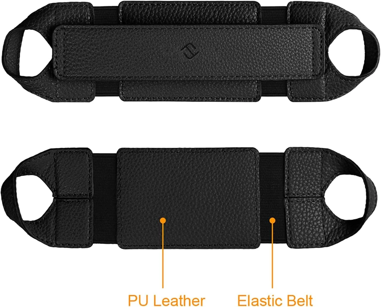 نگهدارنده بند دستی تبلت یونیورسال Fintie، دسته چرمی PU با قابلیت چرخش 360 درجه با کمربند الاستیک، ایمن و قابل حمل برای تبلت های 7-8 اینچی آیپد مینی/سامسونگ گلکسی تب/اندروید/ویندوز