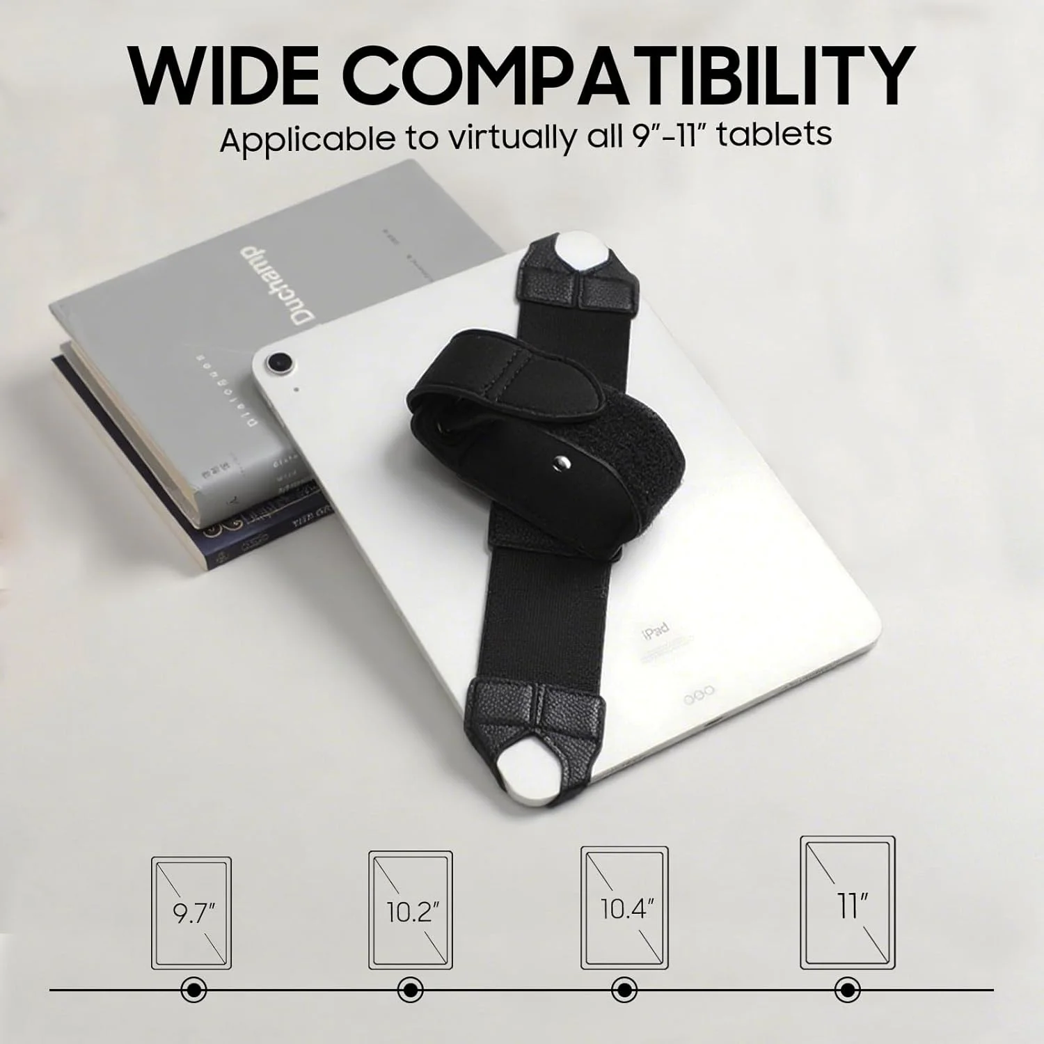 نگهدارنده بند دستی تبلت یونیورسال Fintie برای تبلتها و کتابخوانهای الکترونیکی 9 تا 11 اینچی، چرخش 360 درجه، چرم PU ایمن، دسته قابل تنظیم قابل حمل برای آیپد، گلکسی تب و تبلتهای 9-11 اینچی، مشکی نگهدارنده بند دستی تبلت یونیورسال Fintie برای تبلتها و کتابخوانهای الکترونیکی 9 تا 11 اینچی، چرخش 360 درجه، چرم PU ایمن، دسته قابل تنظیم قابل حمل برای آیپد، گلکسی تب و تبلتهای 9-11 اینچی، مشکی