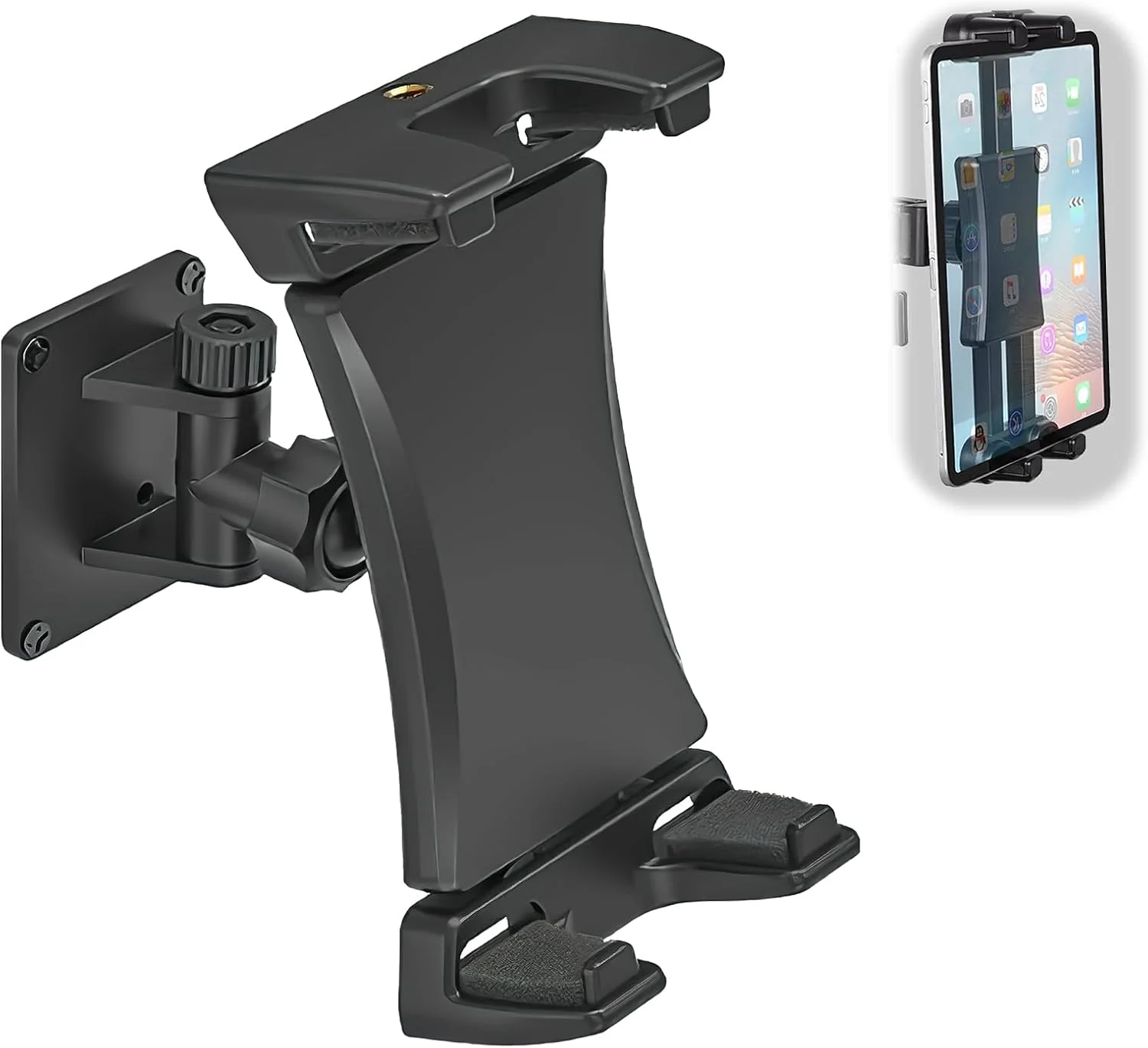 پایه دیواری تبلت یونیورسال برای صفحهنمایشهای الکترونیکی 4.5 تا 13.5 اینچی، نگهدارنده تبلت سازگار با آیپد، آیفون، کیندل، گلکسی تب، سرفیس، سوییچ، تلفن و تلفن هوشمند پایه دیواری تبلت یونیورسال برای صفحهنمایشهای الکترونیکی 4.5 تا 13.5 اینچی، نگهدارنده تبلت سازگار با آیپد، آیفون، کیندل، گلکسی تب، سرفیس، سوییچ، تلفن و تلفن هوشمند