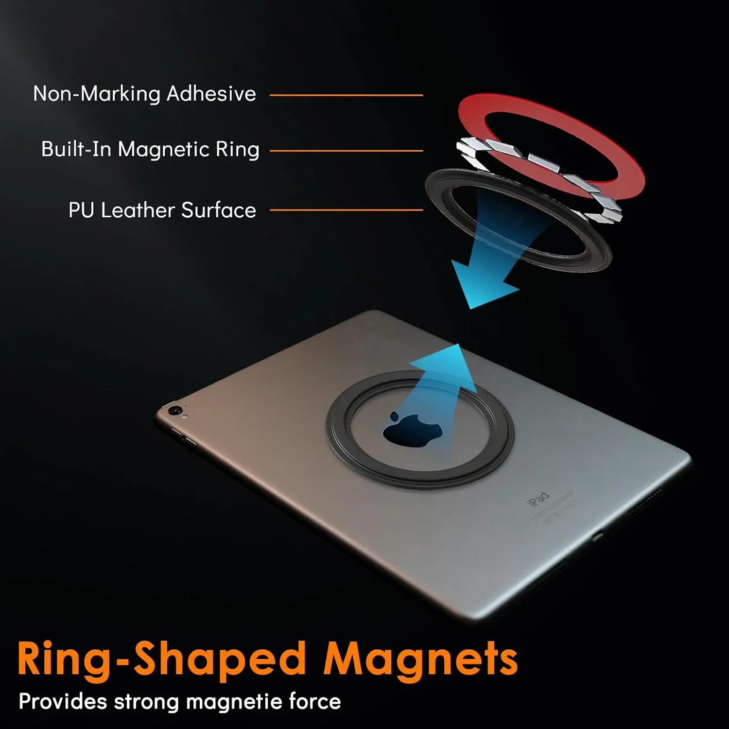 نگهدارنده مغناطیسی تبلت تویلایت گاراژ، پایه نگهدارنده مغناطیسی آیپد برای پشت صندلی خودرو، اتاق خواب، دفتر، باشگاه، آشپزخانه، حمام، پایه مغناطیسی دیواری مناسب برای آیپد پرو 12.9/ ایر/ مینی