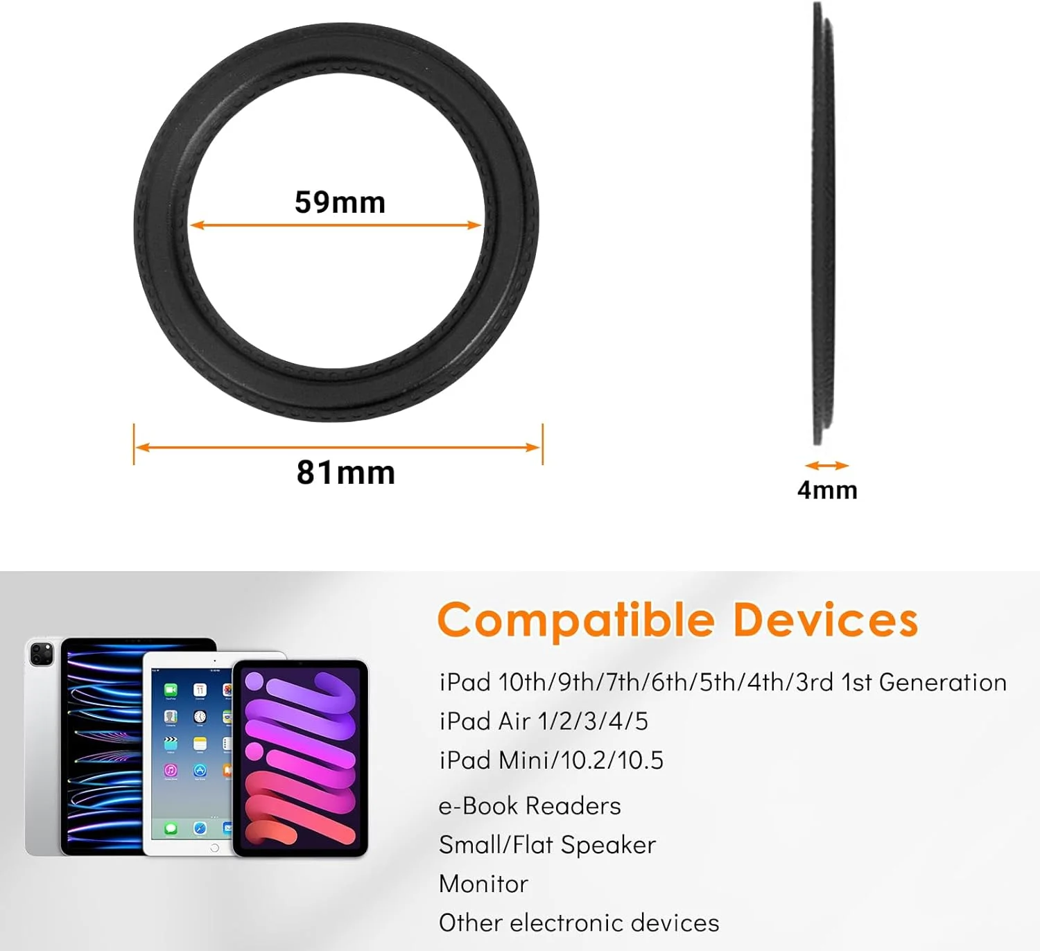 نگهدارنده مغناطیسی تبلت تویلایت گاراژ، پایه نگهدارنده مغناطیسی آیپد برای پشت صندلی خودرو، اتاق خواب، دفتر، باشگاه، آشپزخانه، حمام، پایه مغناطیسی دیواری مناسب برای آیپد پرو 12.9/ ایر/ مینی