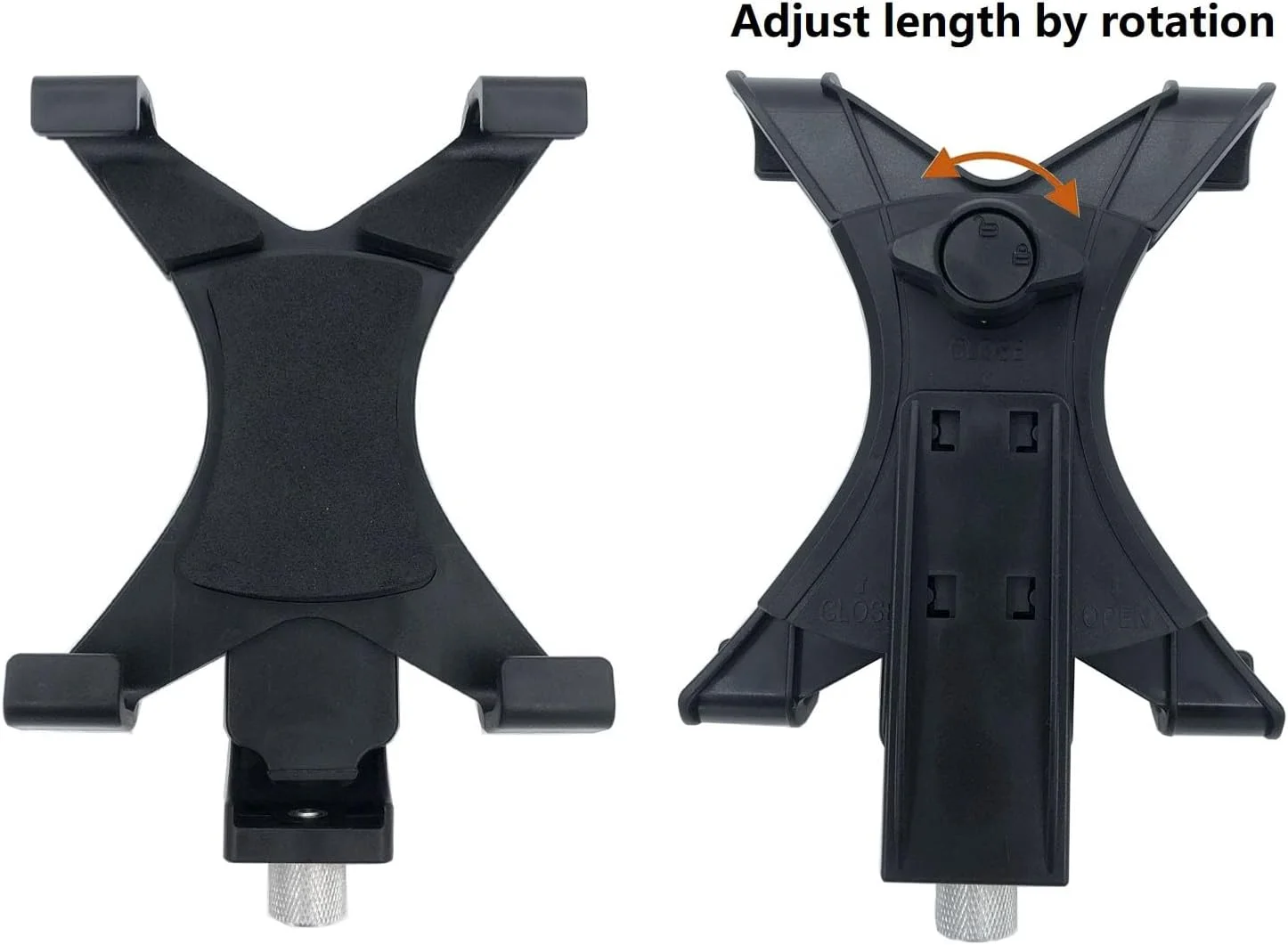گیره نصب ست درام با نگهدارنده تبلت، نگهدارنده تبلت قابل تنظیم 8 تا 11 اینچی با براکت گیره برای پایه سنج و درام پرکاشن