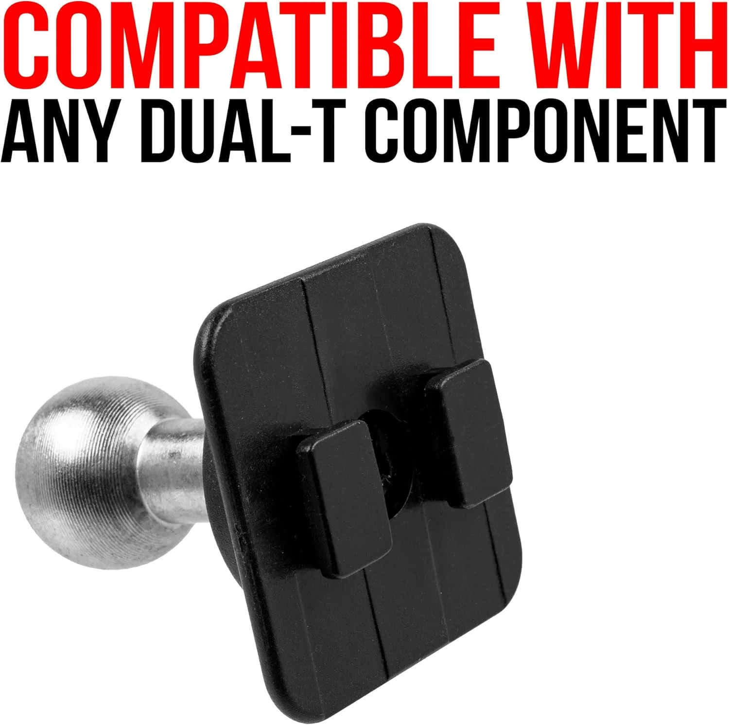 اتصال توپی آلومینیومی 20 میلی‌متری Tackform به Dual-T. سازگار با دستگاه‌های دارای الگوی سوراخ Dual-T سری Enduro