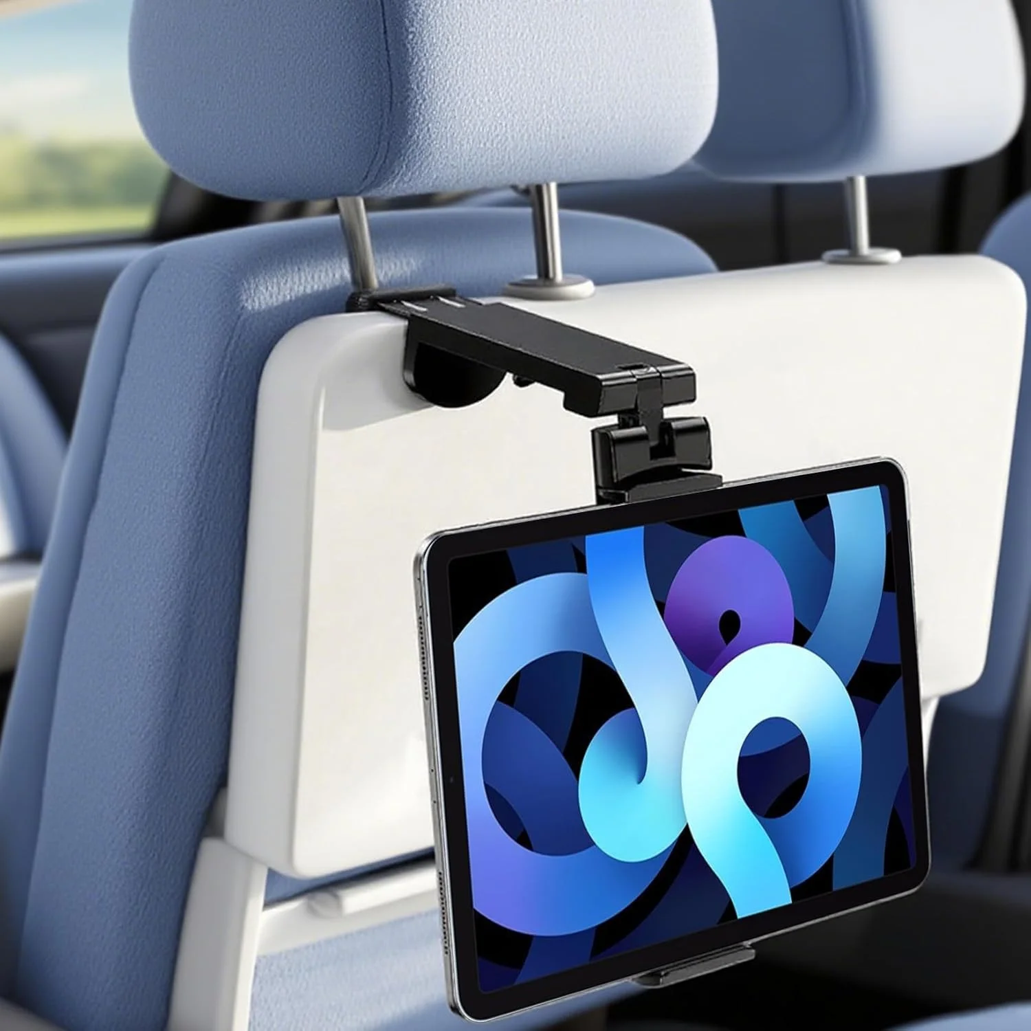 پایه نگهدارنده تبلت برای تخت، پایه نگهدارنده آیپد با قابلیت چرخش 360 درجه، پایه نگهدارنده تلفن همراه قابل تنظیم، پایه نگهدارنده تبلت مسافرتی، پایه تلفن همراه قابل حمل برای میز/تبلت، میز، ماشین