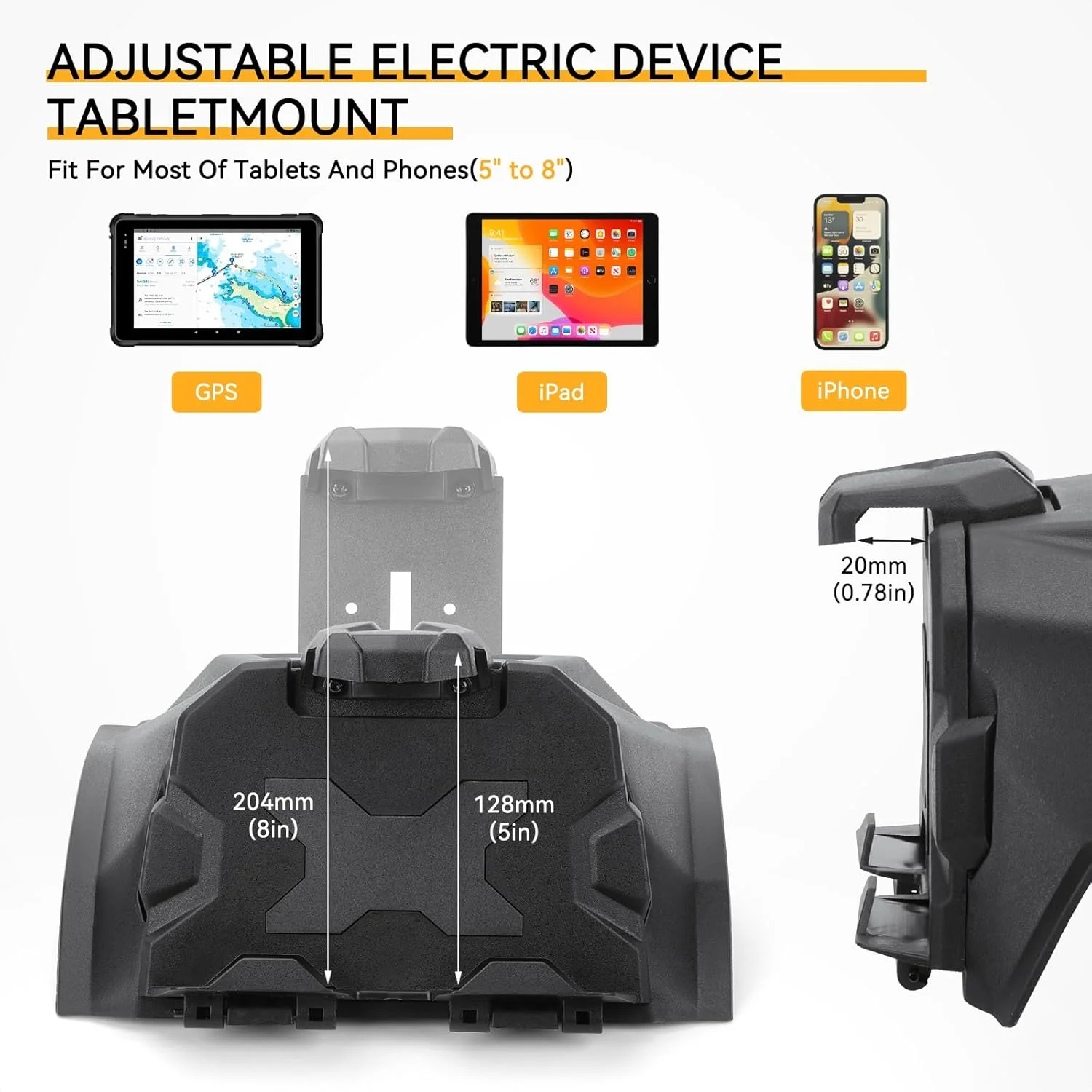 نگهدارنده تبلت دستگاه الکترونیکی با جعبه ذخیره سازی سازگار با Kawasaki Teryx KRX 1000 2020-2025، پایه GPS تلفن همراه UTV سینی سازمان دهنده لوازم جانبی Teryx KRX 1000 نگهدارنده تبلت دستگاه الکترونیکی با جعبه ذخیره سازی سازگار با Kawasaki Teryx KRX 1000 2020-2025، پایه GPS تلفن همراه UTV سینی سازمان دهنده لوازم جانبی Teryx KRX 1000