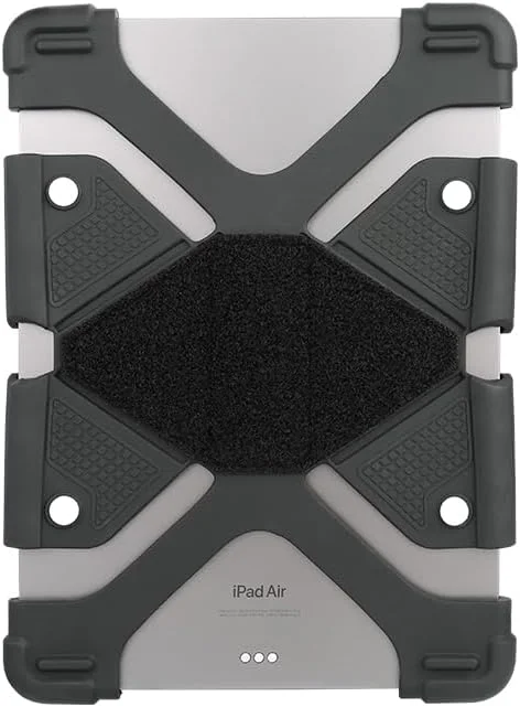 نگهدارنده تبلت خلبانی، مناسب برای تبلت‌های 8.9 تا 12 اینچ (یونیورسال، مشکی، دارای پایه داخلی، قابل نصب روی زانو)