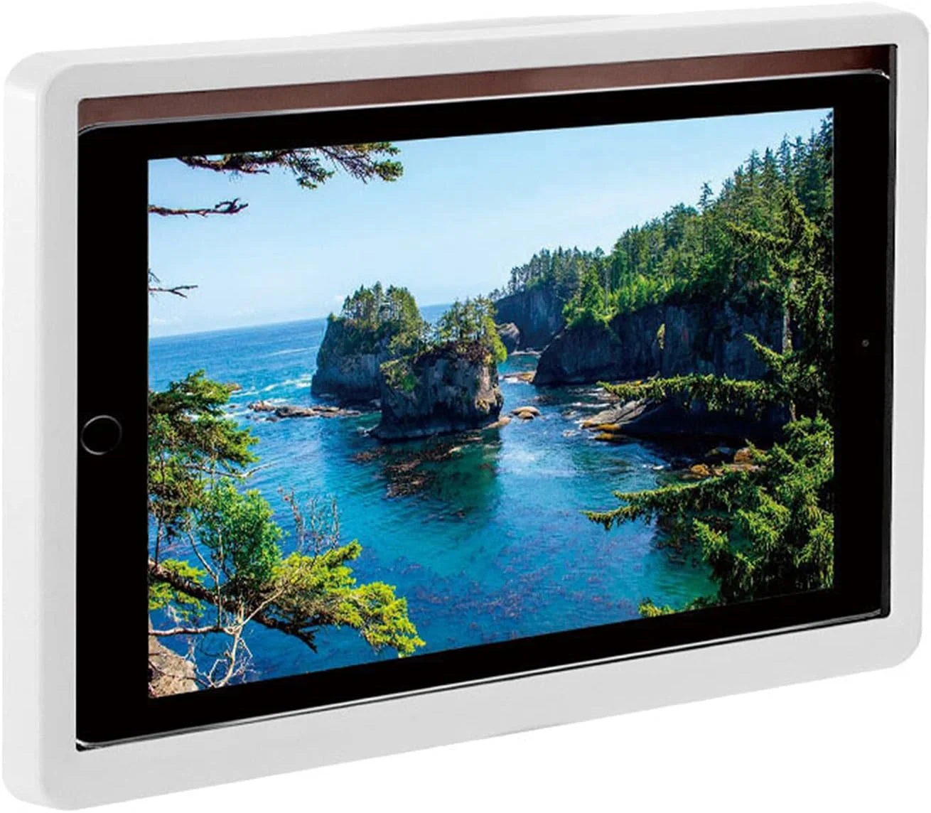 نگهدارنده تبلت ضد آب برای دوش، با صفحه نمایش مهر و موم شده، ضد بخار و صفحه لمسی HD، قابل نصب روی دیوار