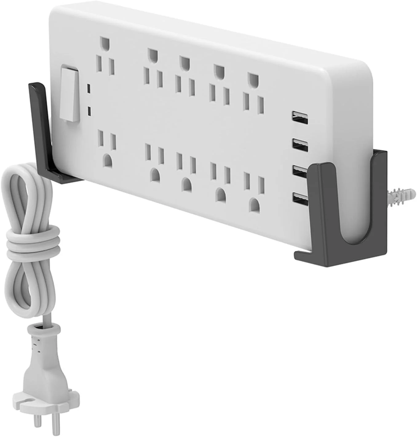 نگهدارنده دیواری چند منظوره برای نصب آسان روی دیوار صاف یا ناهموار، مناسب برای تبلت و لوازم جانبی