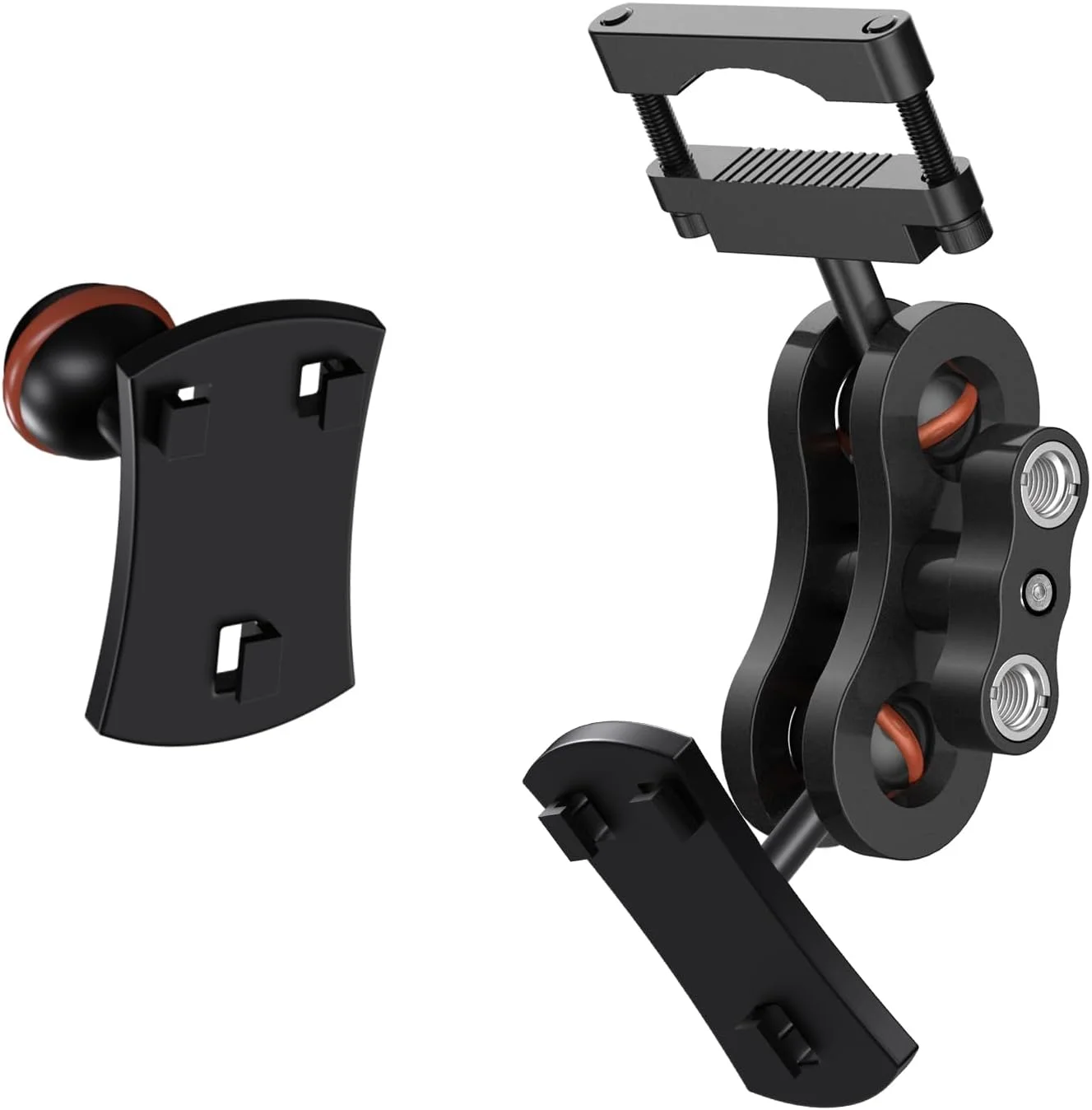 کیت نصب آینه عقب آلومینیومی برای دستگاه های GPS کامیون، سازگار با Rand McNally TND 740/750/85/1050 و تبلت 7 اینچی/8 اینچی DC 200 S/210 E-Log Device SCMO، نصب آسان