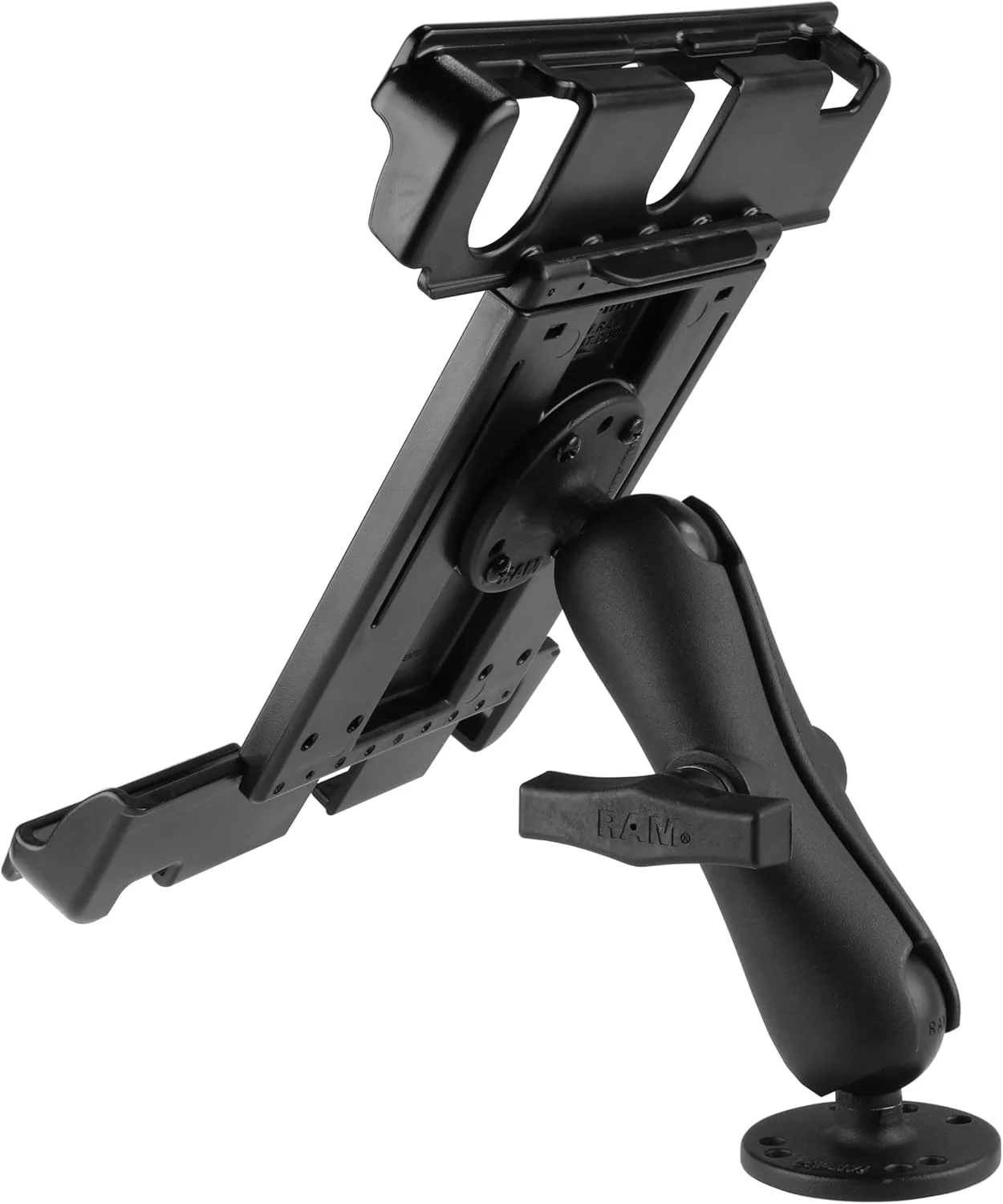 نگهدارنده تبلت RAM MOUNTS Tab-Tite مناسب تبلت های 9 تا 10.5 اینچی به همراه پایه نصب سطحی مدل RAM-138-TAB20U