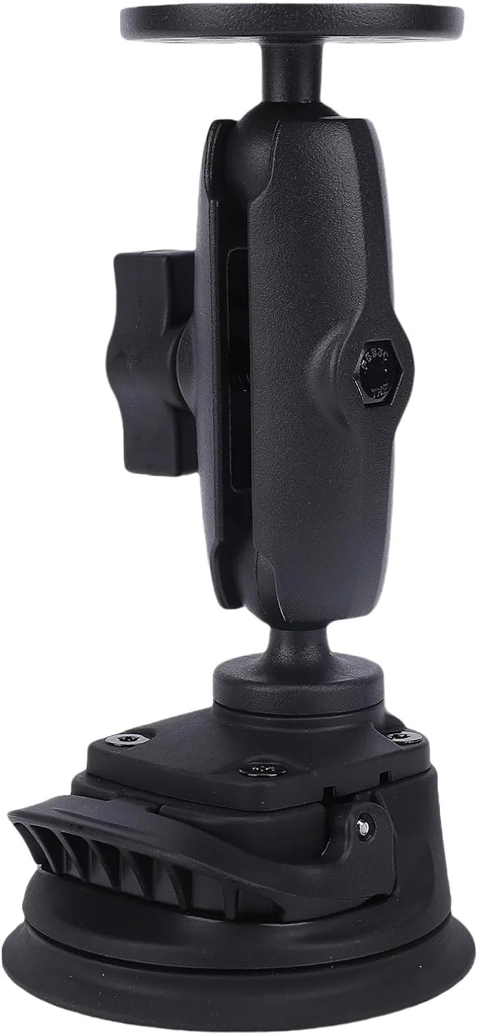 پایه نگهدارنده مکنده دو توپی، نگهدارنده لاستیکی ممتاز، پایه نگهدارنده تبلت خودرو با قابلیت تنظیم 360 درجه، برای استفاده روی شیشه جلوی خودرو