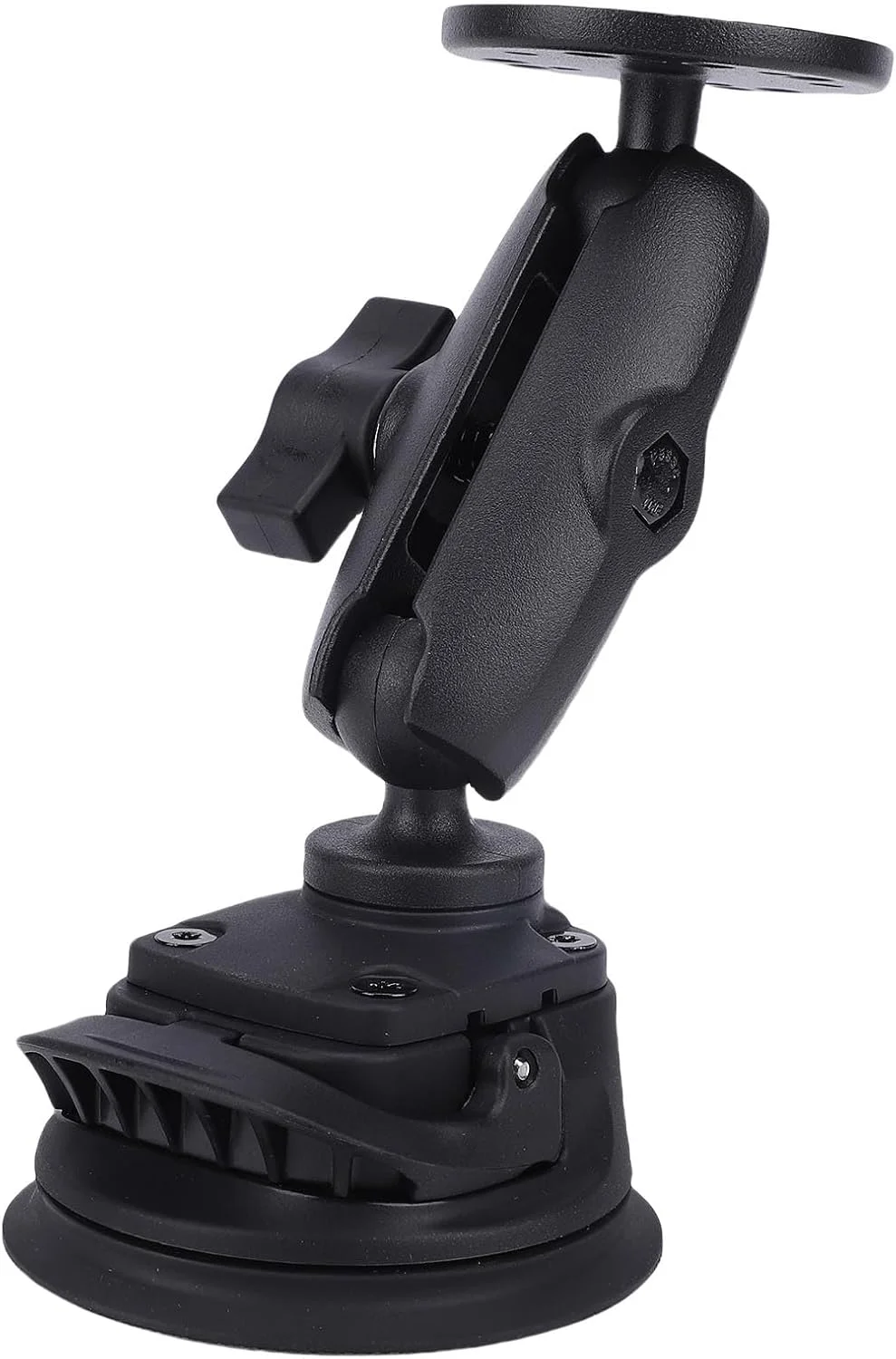 پایه نگهدارنده مکنده دو توپی، نگهدارنده لاستیکی ممتاز، پایه نگهدارنده تبلت خودرو با قابلیت تنظیم 360 درجه، برای استفاده روی شیشه جلوی خودرو