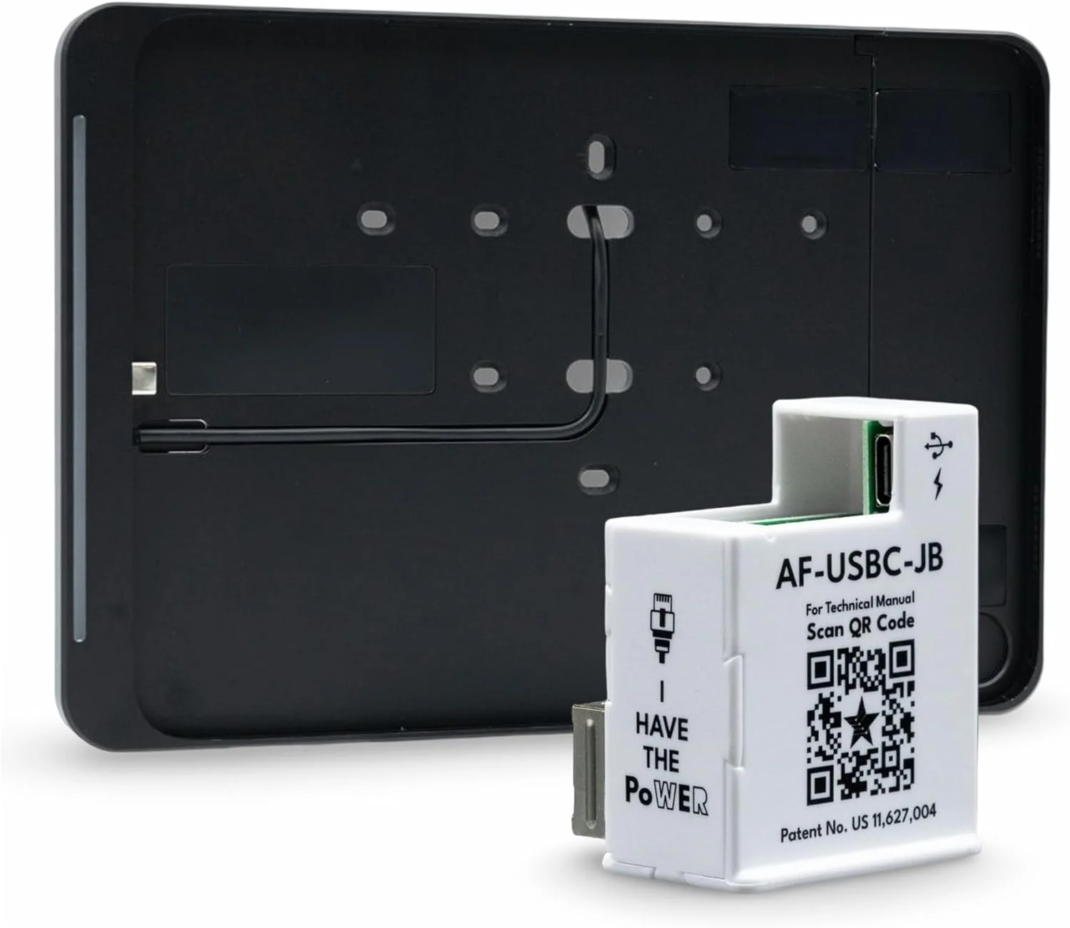 پایه دیواری آیپد نسل دهم PoE Texas با نشانگر وضعیت LED، آلومینیوم مشکی، مناسب اتاق کنفرانس اداری، پایه تبلت، برنامه Dash - همراه با آداپتور PoE مدل AF-USBC-JB پایه دیواری آیپد نسل دهم PoE Texas با نشانگر وضعیت LED، آلومینیوم مشکی، مناسب اتاق کنفرانس اداری، پایه تبلت، برنامه Dash - همراه با آداپتور PoE مدل AF-USBC-JB