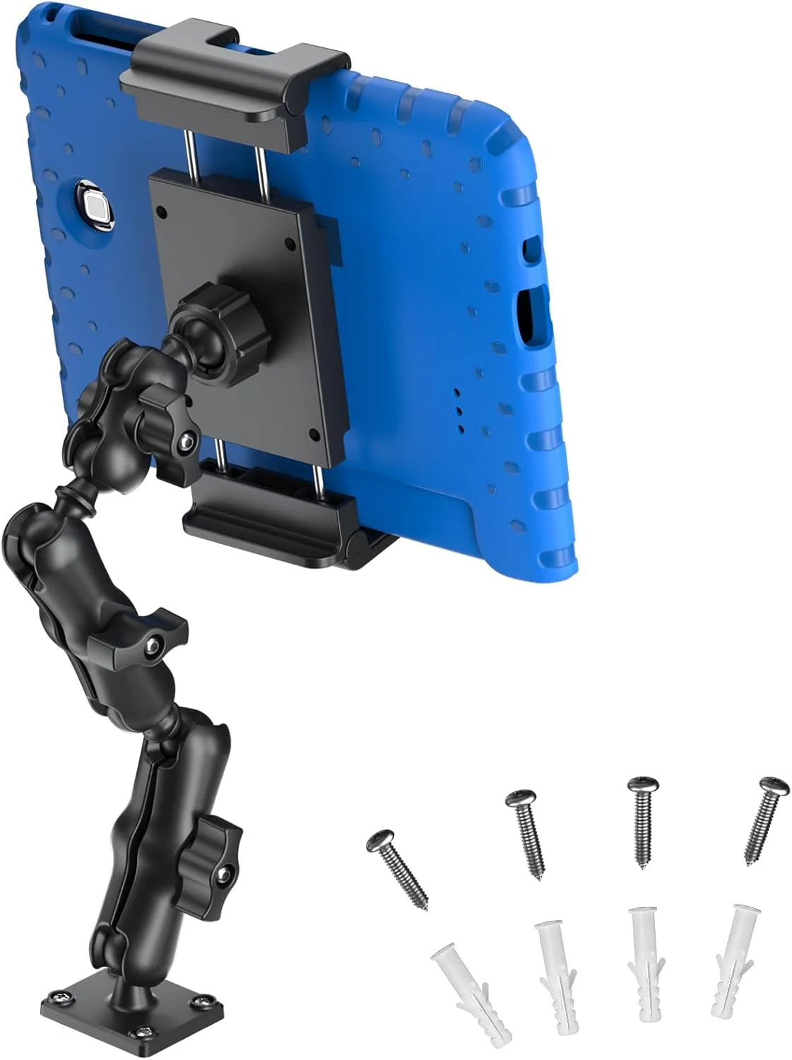 نگهدارنده تبلت PLDHPRO برای داشبورد خودرو، پایه دریل سنگین، قابل تنظیم 360 درجه، پایه سه مرحله ای داشبورد سازگار با آیپد، گلکسی تب، فایر اچ دی، تبلت های تلفن 5.1-15.6 اینچی برای کامیون، دیوار، میز، وسیله نقلیه نگهدارنده تبلت PLDHPRO برای داشبورد خودرو، پایه دریل سنگین، قابل تنظیم 360 درجه، پایه سه مرحله ای داشبورد سازگار با آیپد، گلکسی تب، فایر اچ دی، تبلت های تلفن 5.1-15.6 اینچی برای کامیون، دیوار، میز، وسیله نقلیه