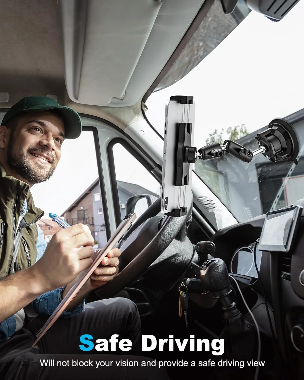 پایه نگهدارنده تبلت شیشه خودرو با مکنده قوی، پایه نگهدارنده تبلت خودرو شیشه جلو پایه نگهدارنده تبلت شیشه خودرو با مکنده قوی، پایه نگهدارنده تبلت خودرو شیشه جلو