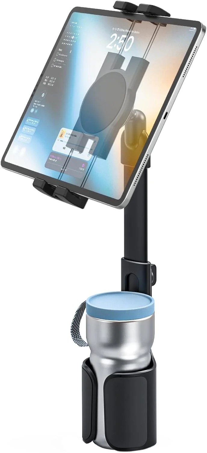 نگهدارنده تبلت لیوانی خودرو، مناسب برای انواع جا لیوانی