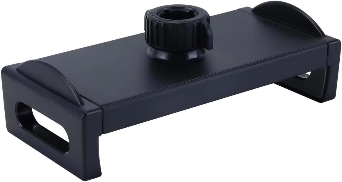 پایه نگهدارنده تبلت گیره ای 2 عددی، هولدر گیره تبلت با مفصل توپی برای تبلت ها و تلفن های هوشمند 4-12.9 اینچی (سیاه/سفید)