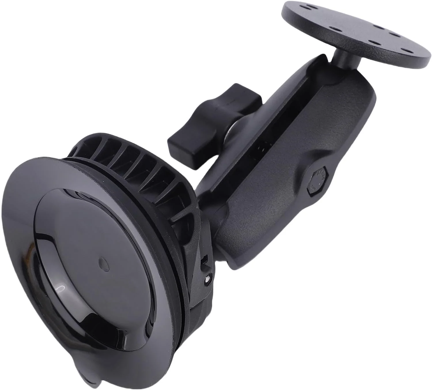 پایه نگهدارنده Carplay، پایه مکنده شیشه جلو داشبورد، چرخش 360 درجه، چرخش جانبی 180 درجه، اتصالات قابل تنظیم با پایه توپی دوبل برای تبلت مانیتور خودرو