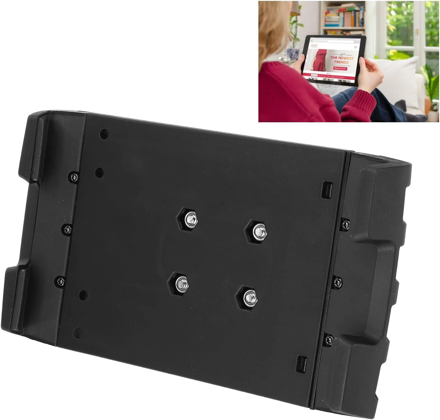 نگهدارنده تبلت کامیون Omabeta، نصب آسان، ضد لرزش، با سر توپی، قابل کشش، برای قایق و داشبورد کنسول