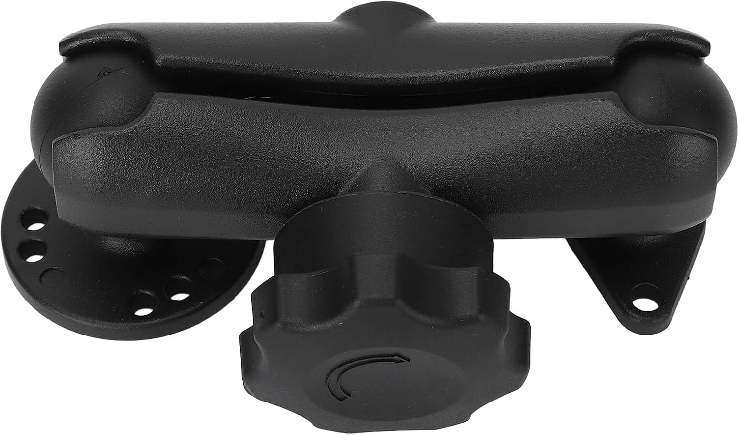 بازوی پایه دوتایی، آلیاژ آلومینیوم ضد سرقت با آداپتور توپی 1.5 اینچی، پایه توپی دوتایی برای تلفن، تبلت، ماهی یاب، کامیون