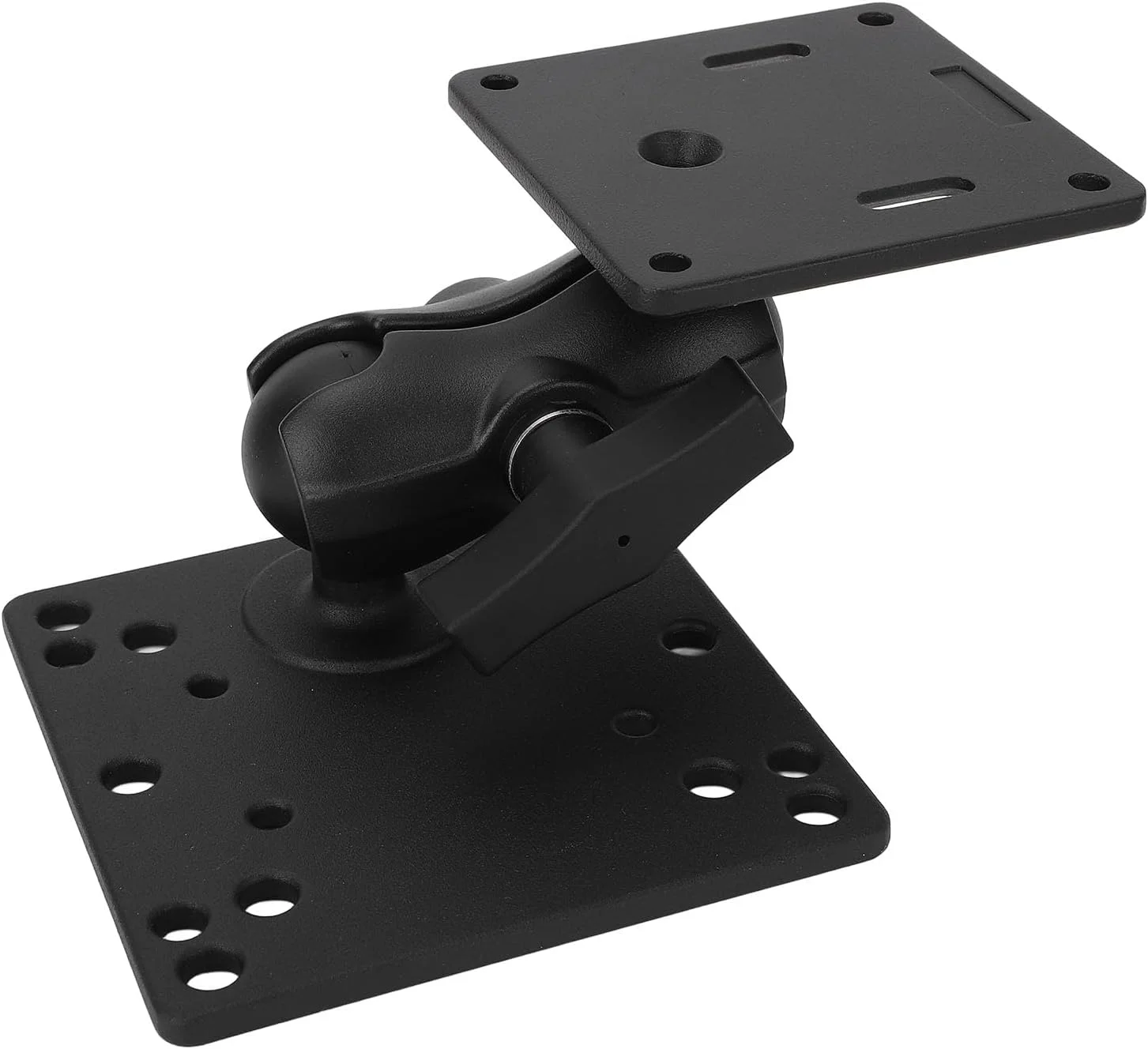 بازوی دو پایه آلیاژ آلومینیوم با آداپتور توپی 1.5 اینچی، پایه دو توپی تبلت، تلفن، ماهی یاب