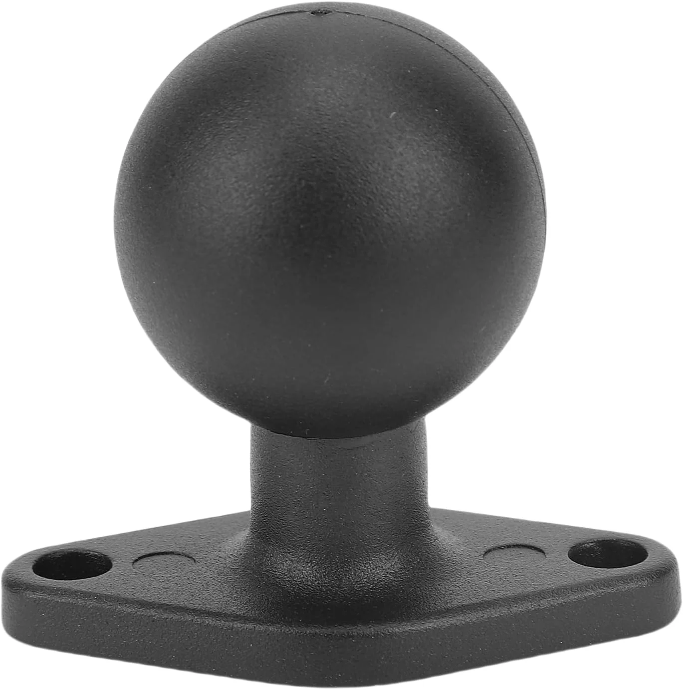 پایه توپی الماسی مناسب برای پایه رم، آلیاژ آلومینیوم، توپی لاستیکی 1.5 اینچی با صفحه الماسی